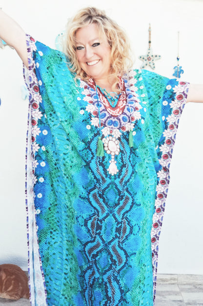 plus size boho hippie kaftan