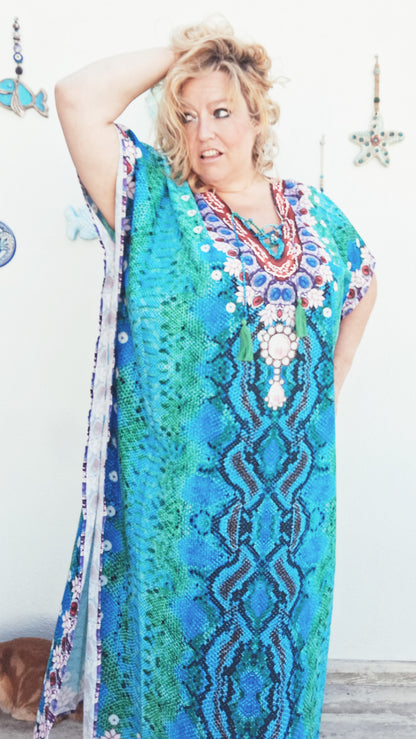 plus size boho hippie kaftan