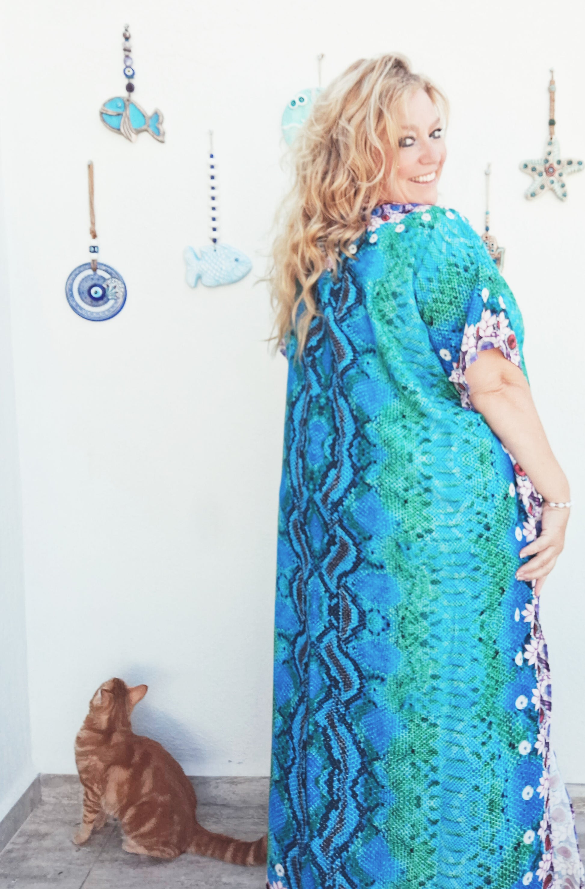 plus size boho hippie kaftan