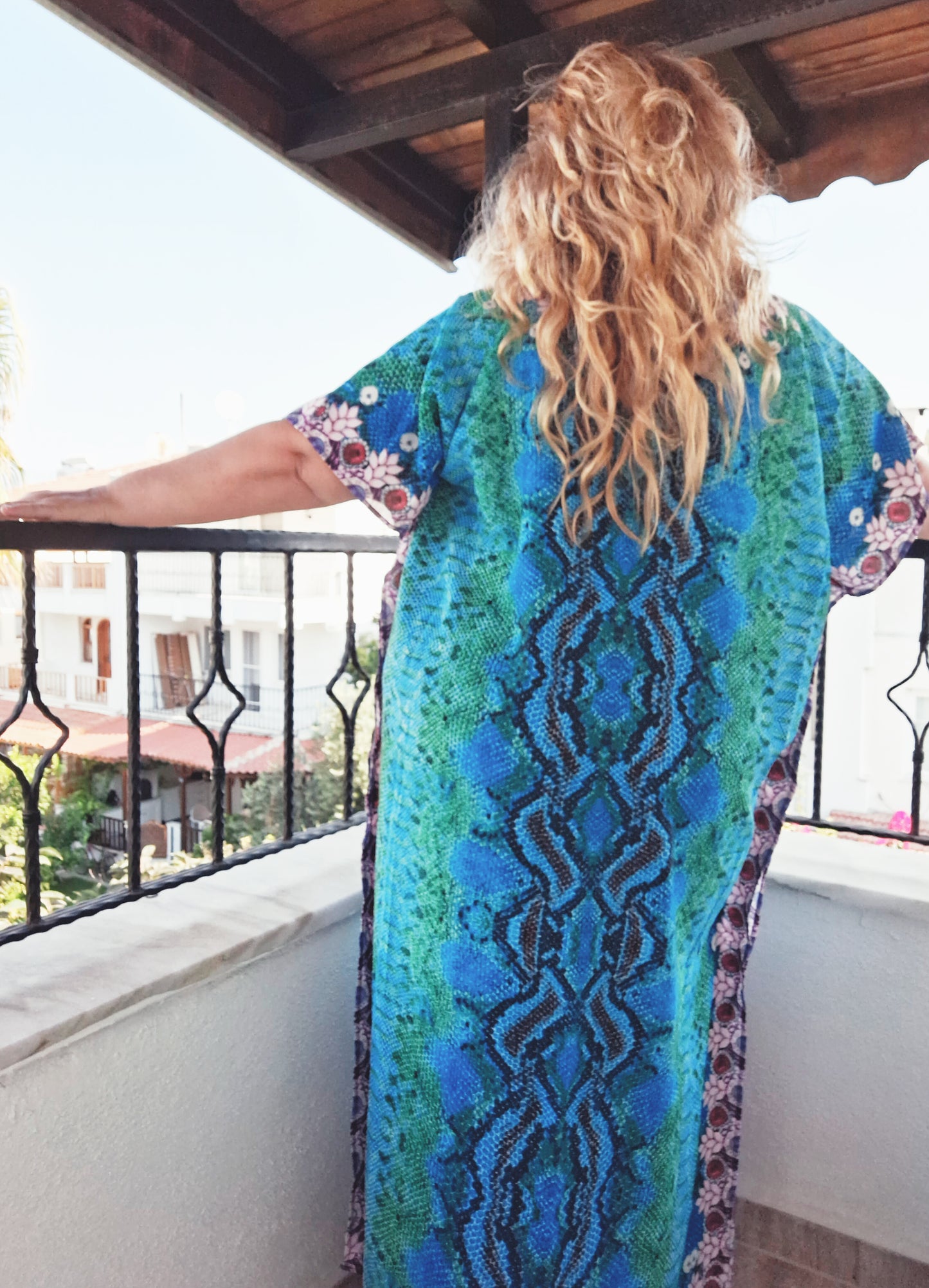 plus size boho hippie kaftan