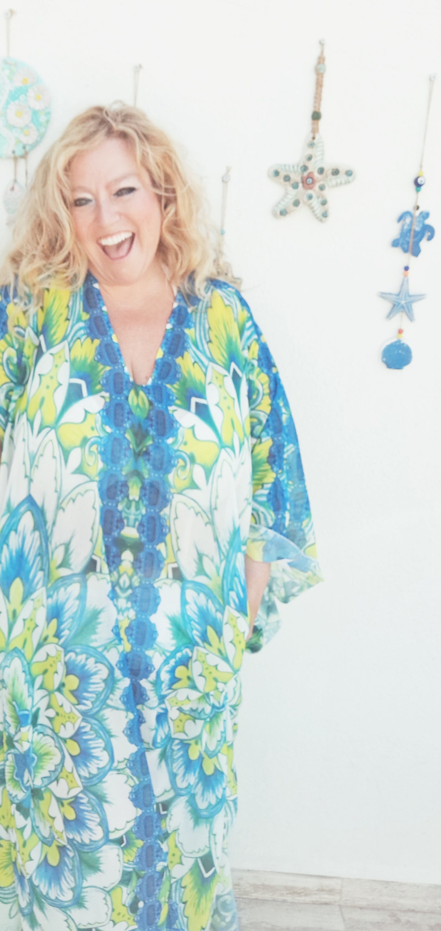 plus size boho mandala kaftan