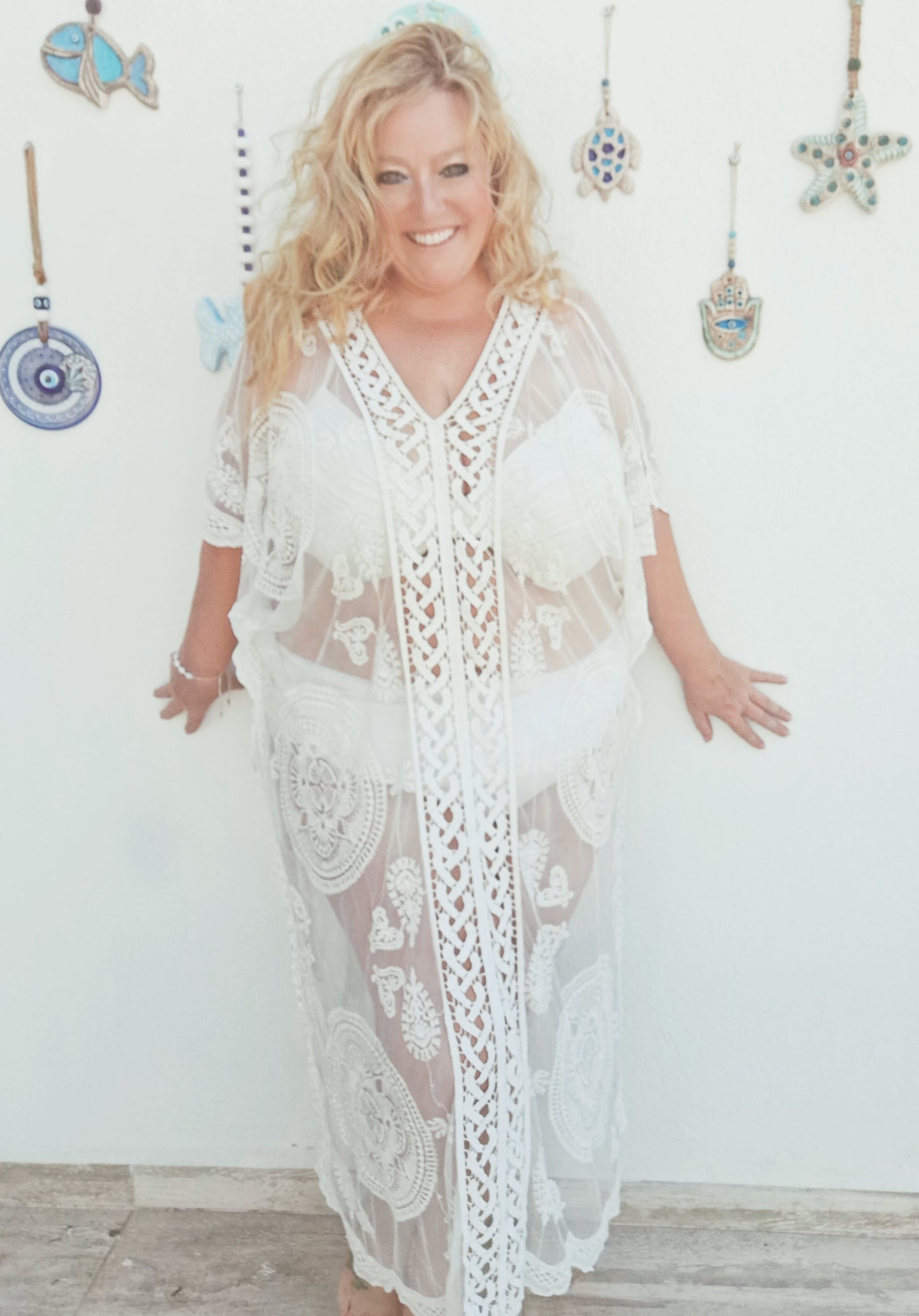 plus size boho hippie kaftan