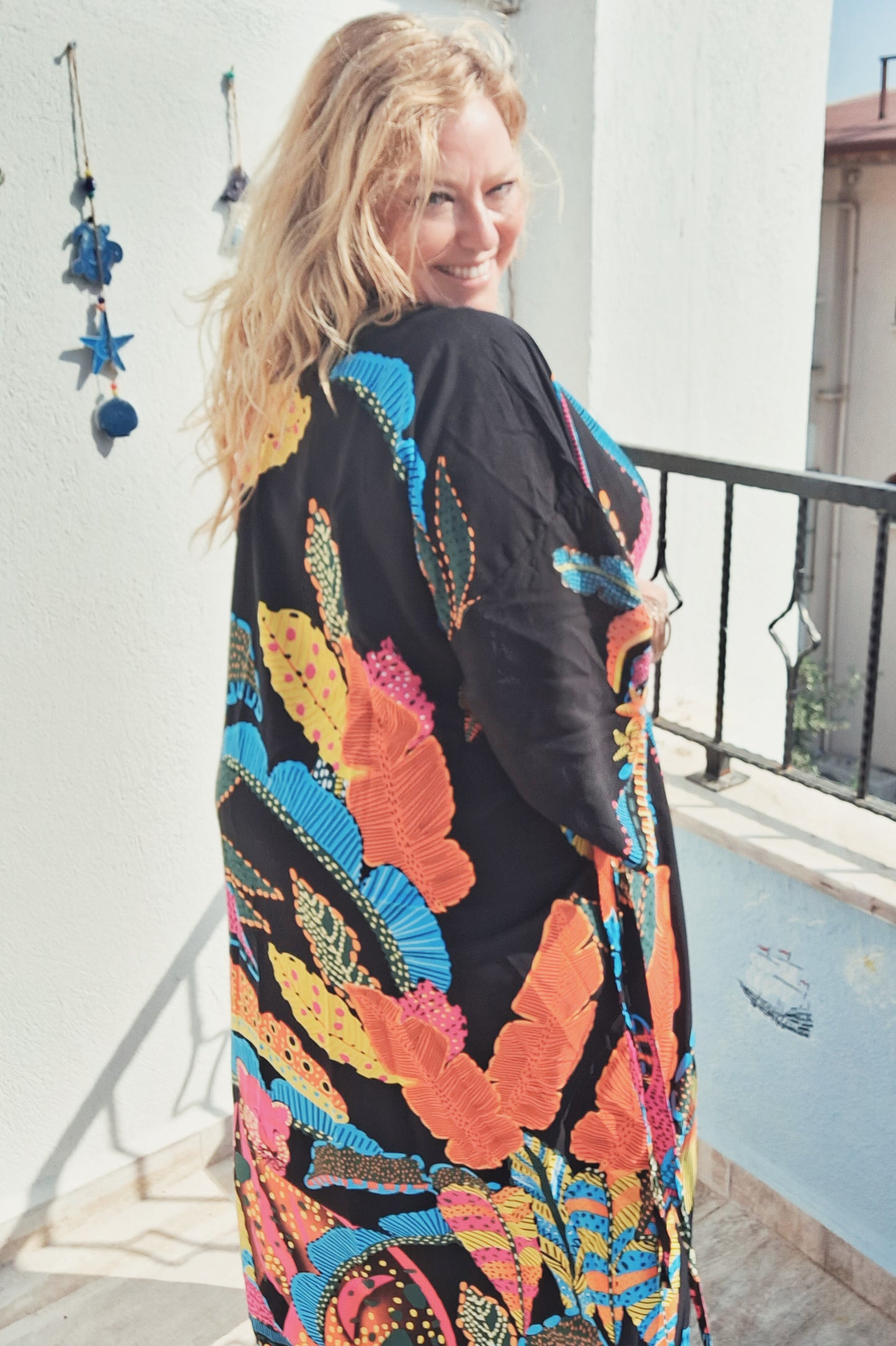 plus size boho hippie kimono