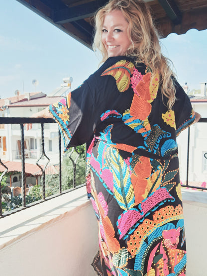 plus size boho hippie kimono