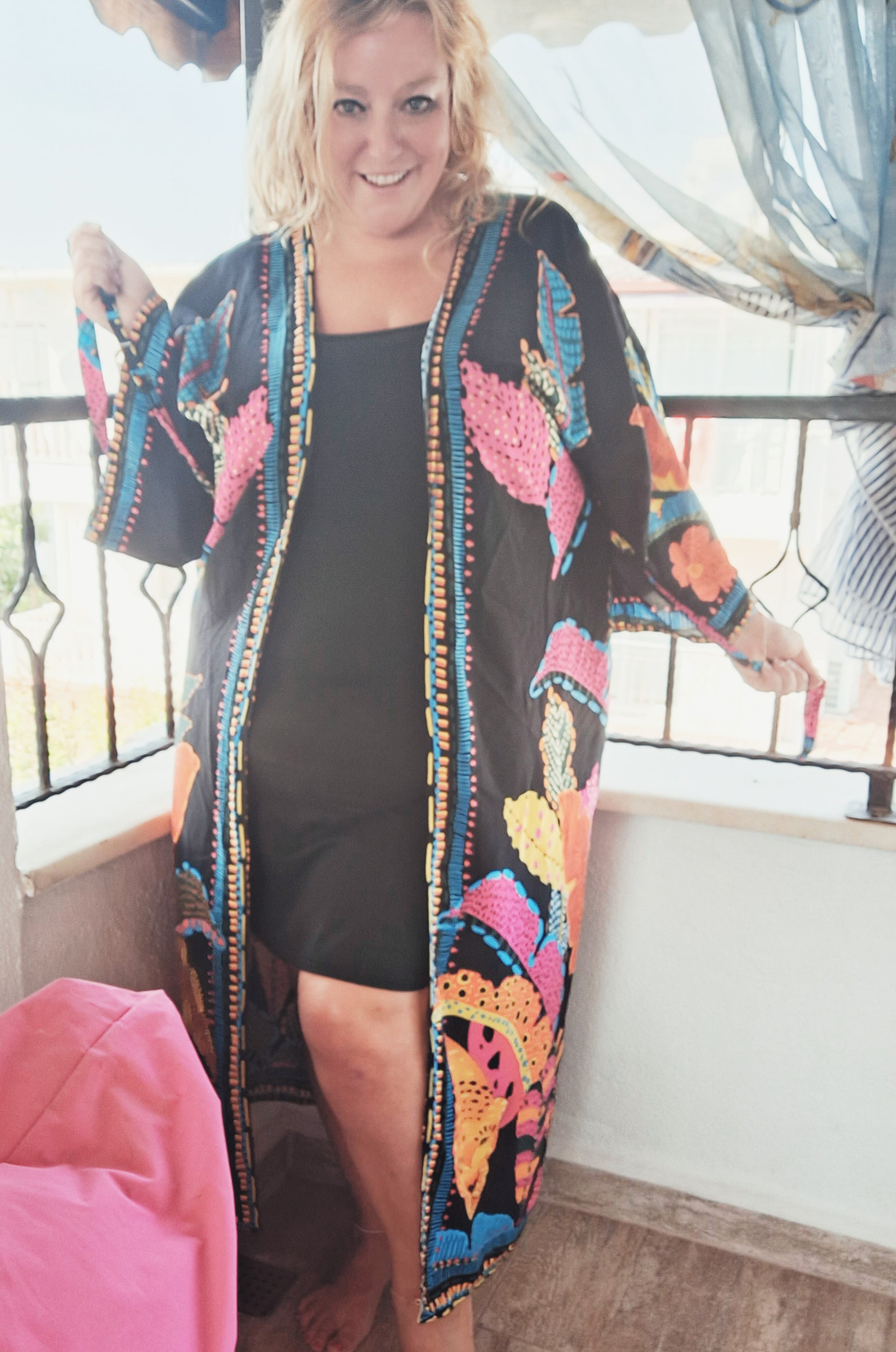 plus size boho hippie kimono