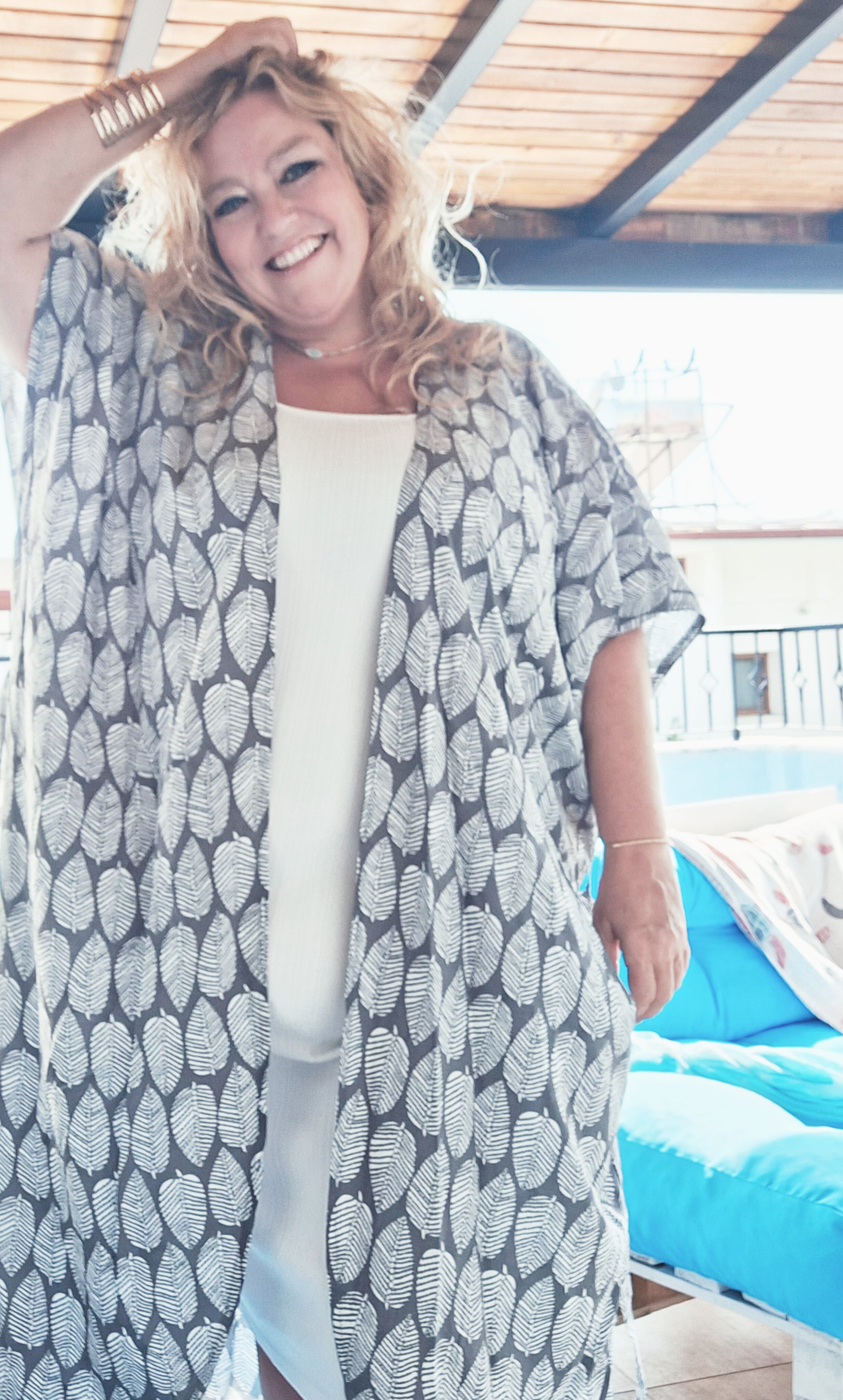 plus size boho hippie kimono