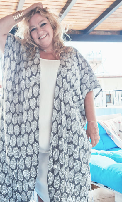 plus size boho hippie kimono