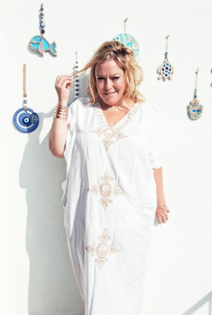 plus size boho hippie kaftan