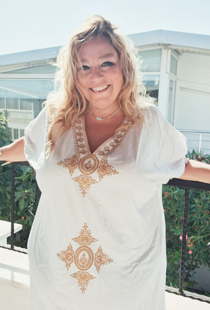 plus size boho hippie kaftan