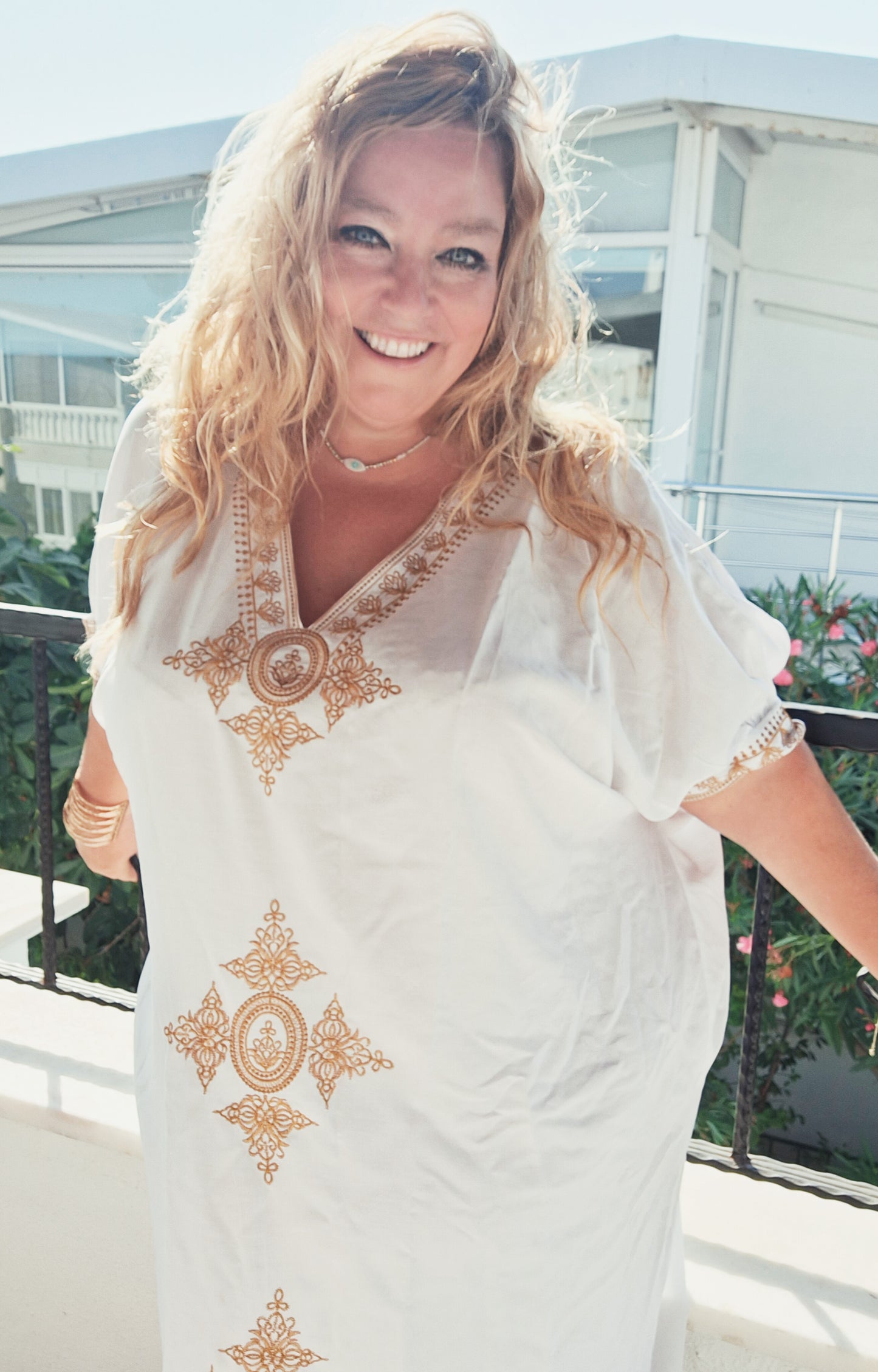 plus size boho hippie kaftan