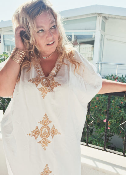 plus size boho hippie kaftan